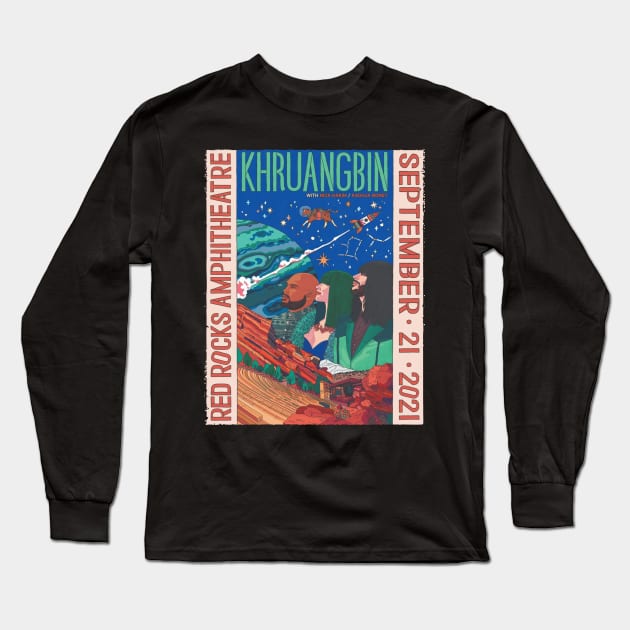 KHRUANGBIN BAND Long Sleeve T-Shirt by rahobisona